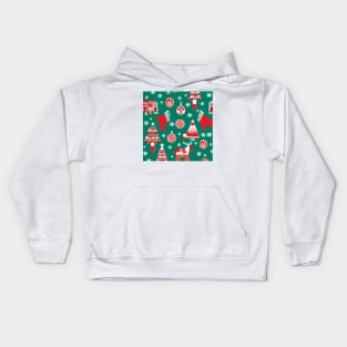 Christmas Candies and Santa&amp;#39;s Patterns! Exclusive Kids Hoodie